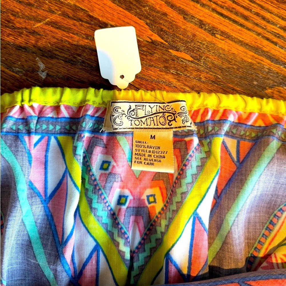 Colorful Geometric Maxi Dress - Picture 4 of 7